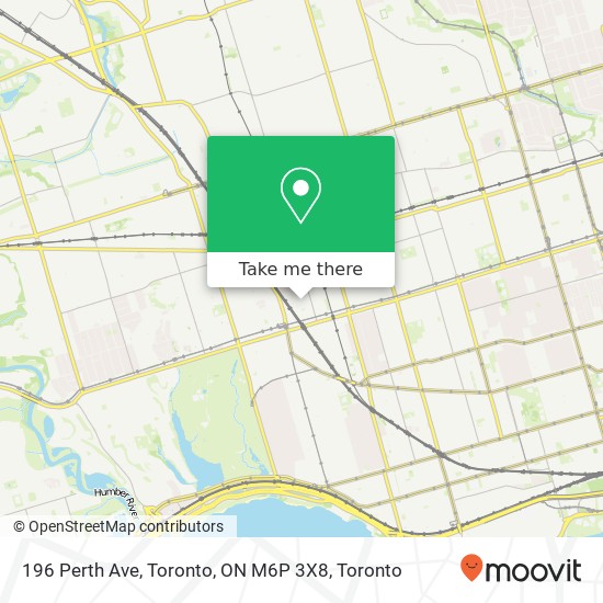 196 Perth Ave, Toronto, ON M6P 3X8 map