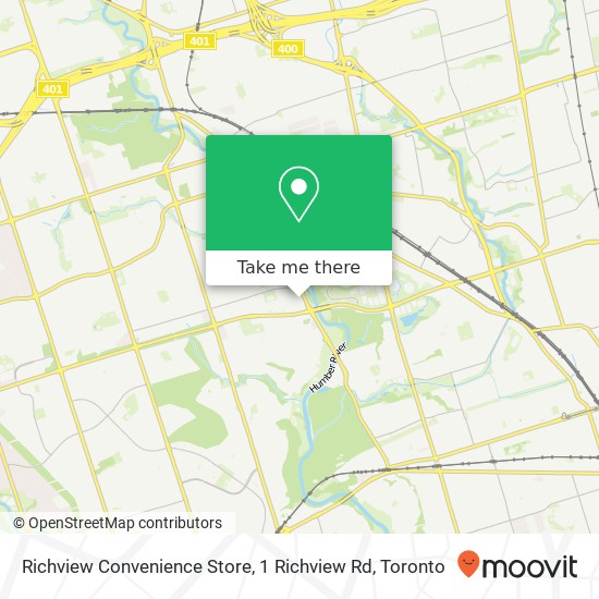 Richview Convenience Store, 1 Richview Rd plan