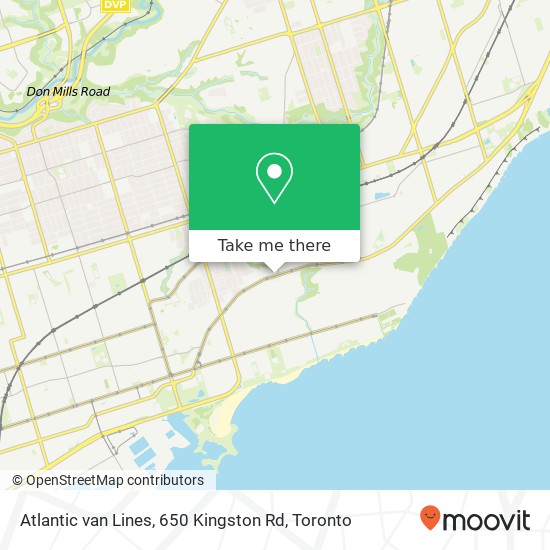 Atlantic van Lines, 650 Kingston Rd map