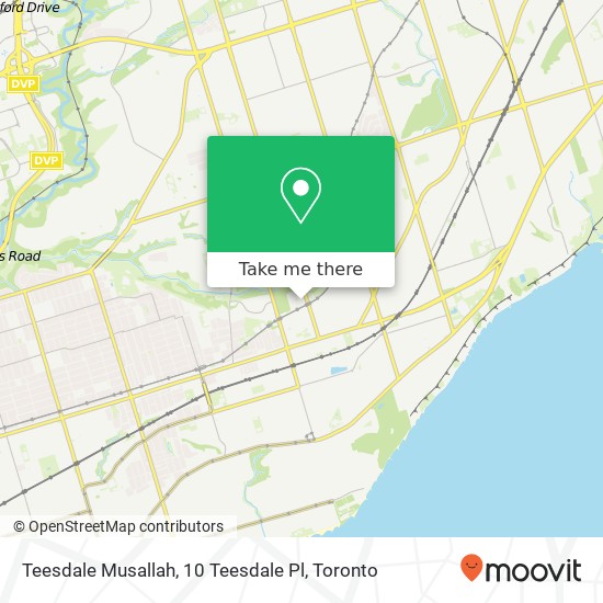 Teesdale Musallah, 10 Teesdale Pl map