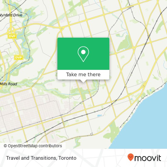 Travel and Transitions map