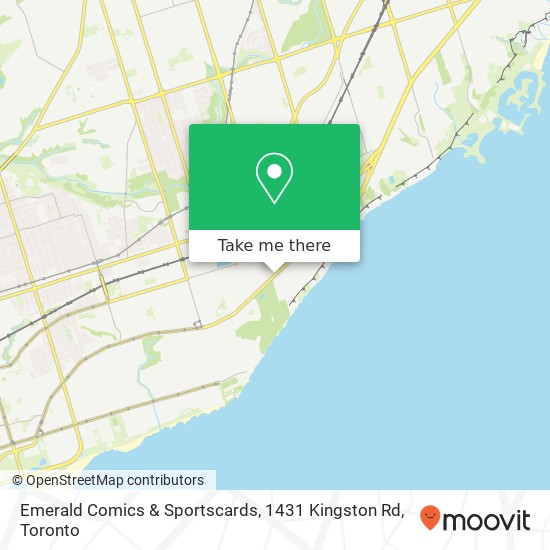 Emerald Comics & Sportscards, 1431 Kingston Rd map