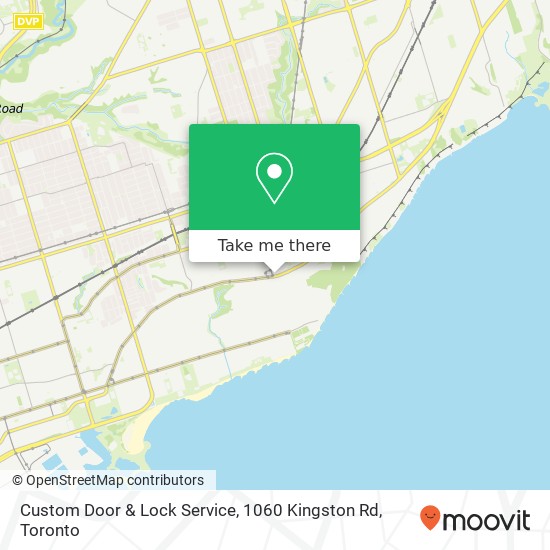Custom Door & Lock Service, 1060 Kingston Rd map