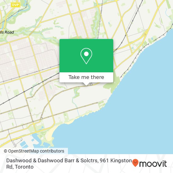 Dashwood & Dashwood Barr & Solctrs, 961 Kingston Rd map