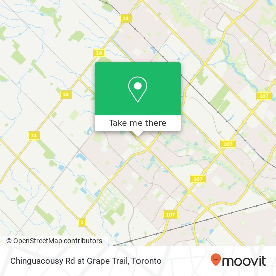 Chinguacousy Rd at Grape Trail plan