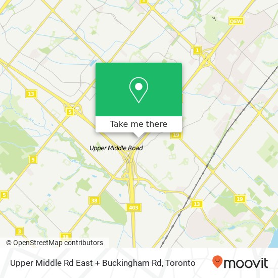 Upper Middle Rd East + Buckingham Rd plan