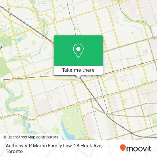 Anthony V R Martin Family Law, 18 Hook Ave map