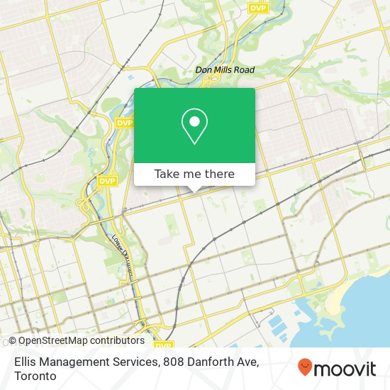Ellis Management Services, 808 Danforth Ave map