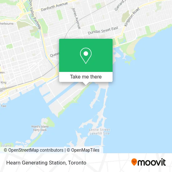 Hearn Generating Station map