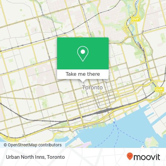 Urban North Inns map