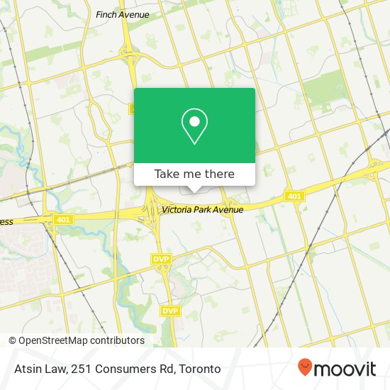 Atsin Law, 251 Consumers Rd map