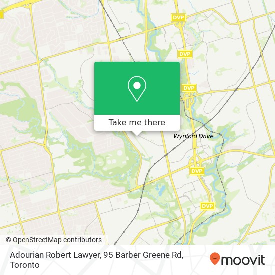 Adourian Robert Lawyer, 95 Barber Greene Rd map