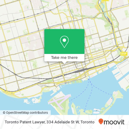 Toronto Patent Lawyer, 334 Adelaide St W plan