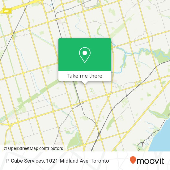 P Cube Services, 1021 Midland Ave map