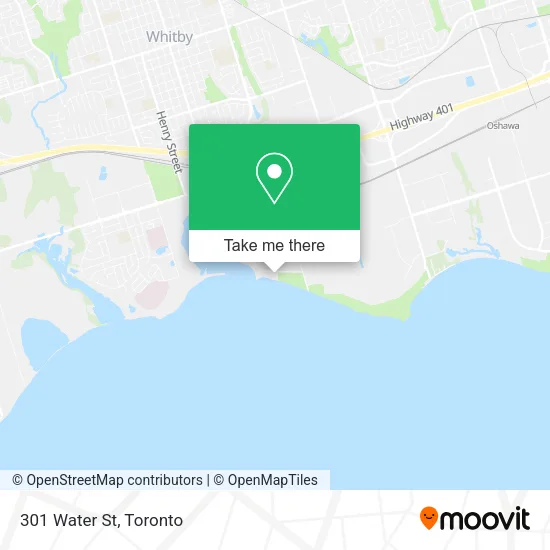 301 Water St map