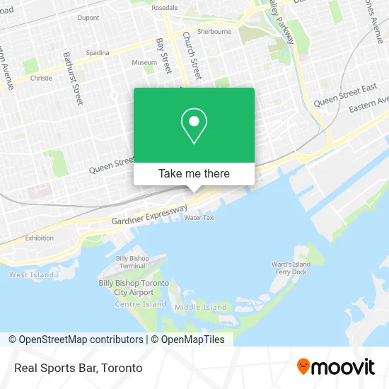 Real Sports Bar map