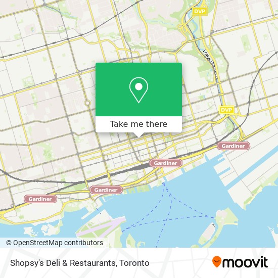 Shopsy's Deli & Restaurants plan