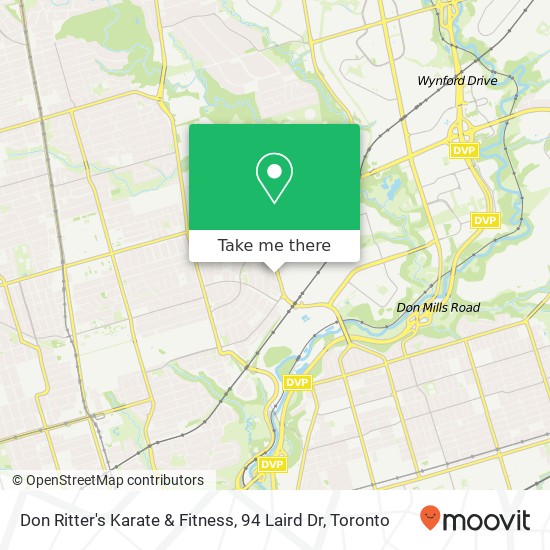 Don Ritter's Karate & Fitness, 94 Laird Dr map