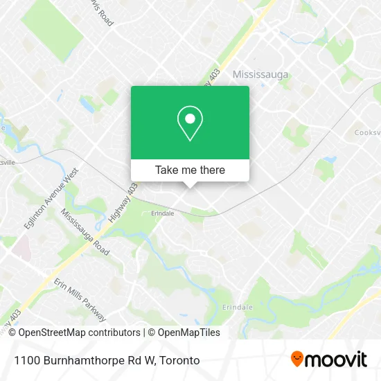 1100 Burnhamthorpe Rd W map