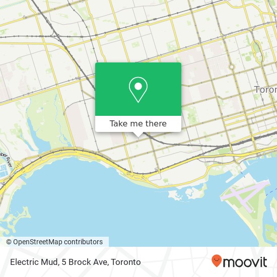 Electric Mud, 5 Brock Ave map