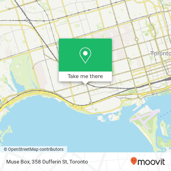 Muse Box, 358 Dufferin St map