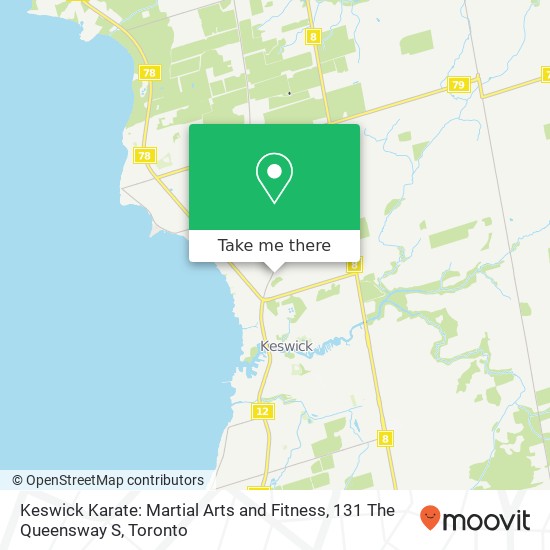 Keswick Karate: Martial Arts and Fitness, 131 The Queensway S map