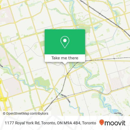 1177 Royal York Rd, Toronto, ON M9A 4B4 map