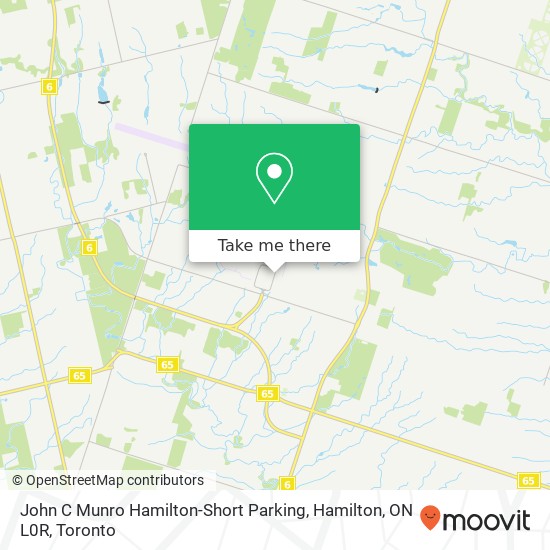 John C Munro Hamilton-Short Parking, Hamilton, ON L0R map
