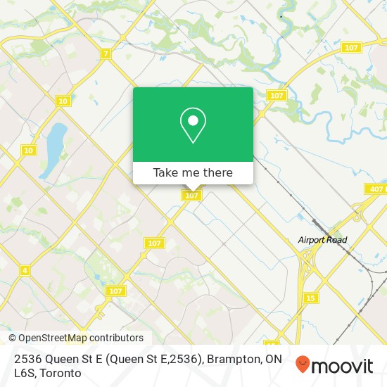 2536 Queen St E (Queen St E,2536), Brampton, ON L6S plan