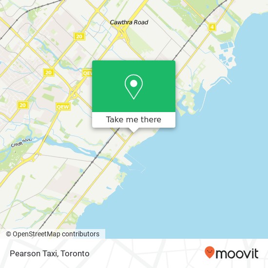 Pearson Taxi map