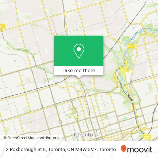 2 Roxborough St E, Toronto, ON M4W 3V7 plan