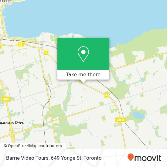 Barrie Video Tours, 649 Yonge St map