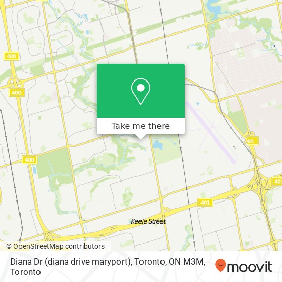 Diana Dr (diana drive maryport), Toronto, ON M3M map
