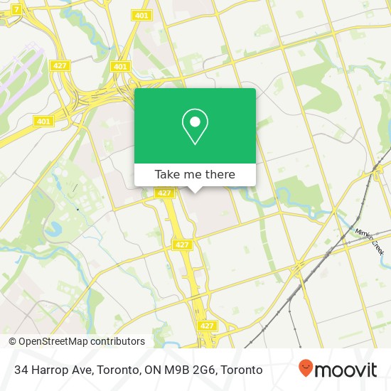 34 Harrop Ave, Toronto, ON M9B 2G6 map