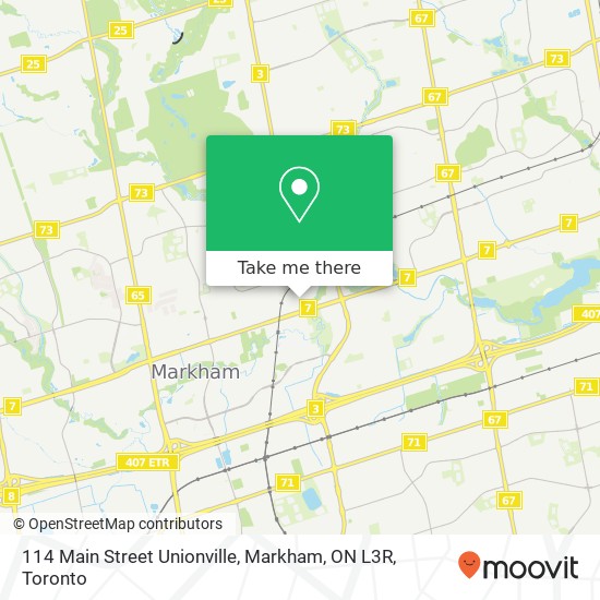 114 Main Street Unionville, Markham, ON L3R map