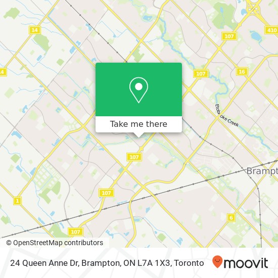 24 Queen Anne Dr, Brampton, ON L7A 1X3 map