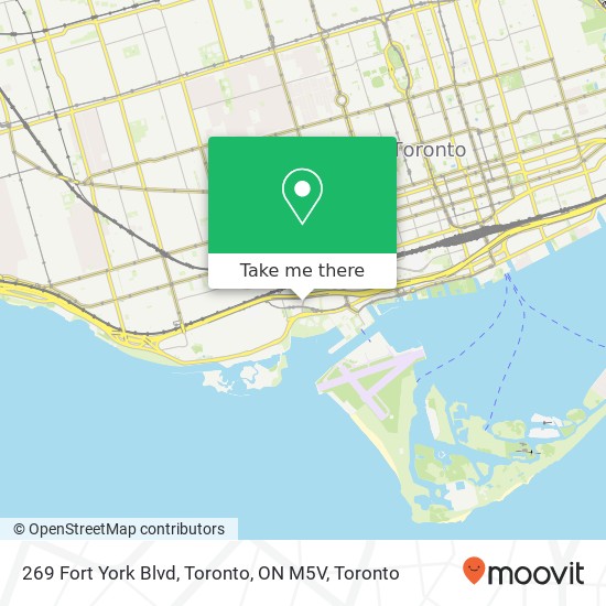 269 Fort York Blvd, Toronto, ON M5V map