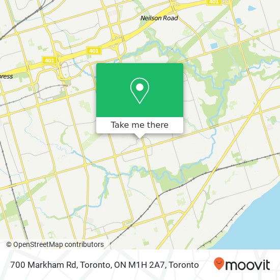 700 Markham Rd, Toronto, ON M1H 2A7 plan