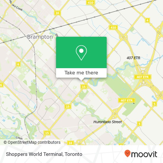 Shoppers World Terminal map