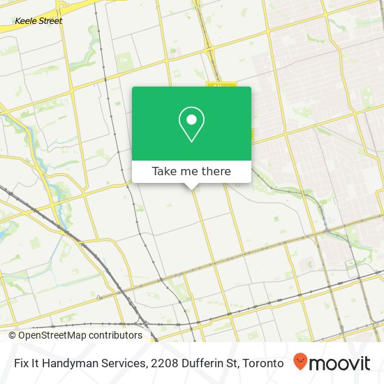 Fix It Handyman Services, 2208 Dufferin St plan