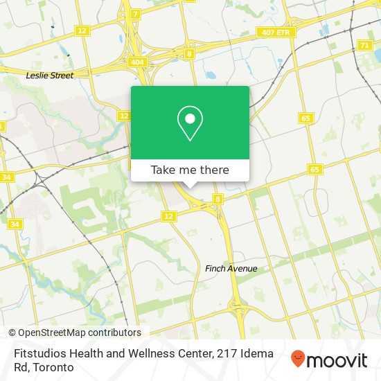 Fitstudios Health and Wellness Center, 217 Idema Rd map
