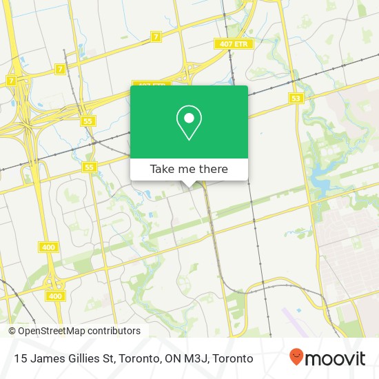 15 James Gillies St, Toronto, ON M3J map