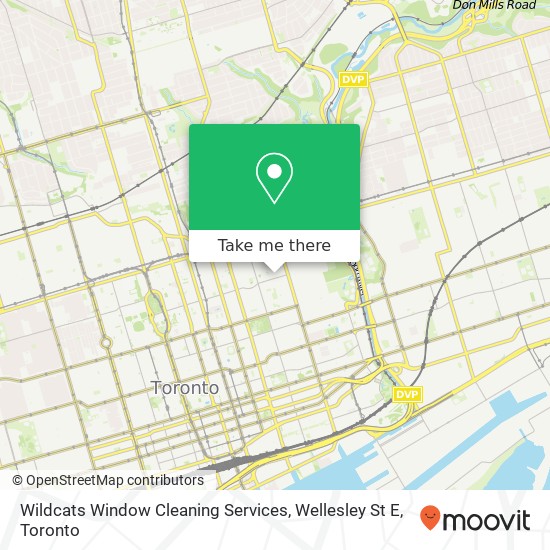 Wildcats Window Cleaning Services, Wellesley St E map