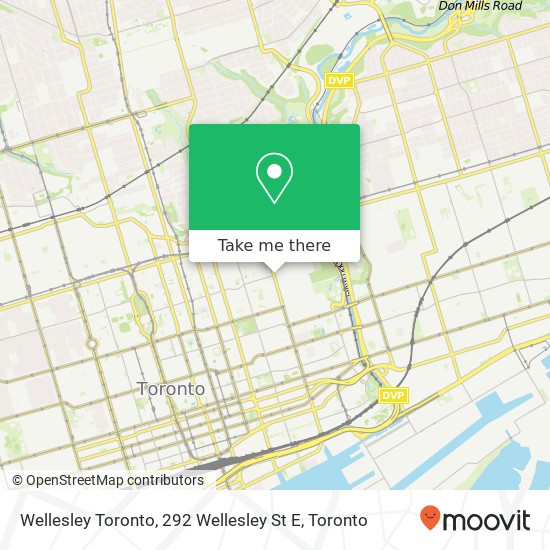 Wellesley Toronto, 292 Wellesley St E map