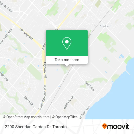2200 Sheridan Garden Dr map