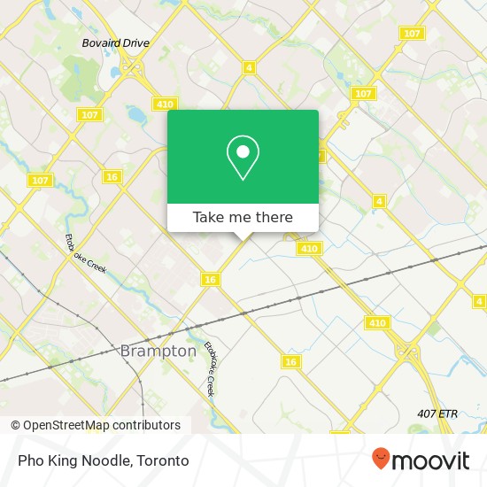 Pho King Noodle map