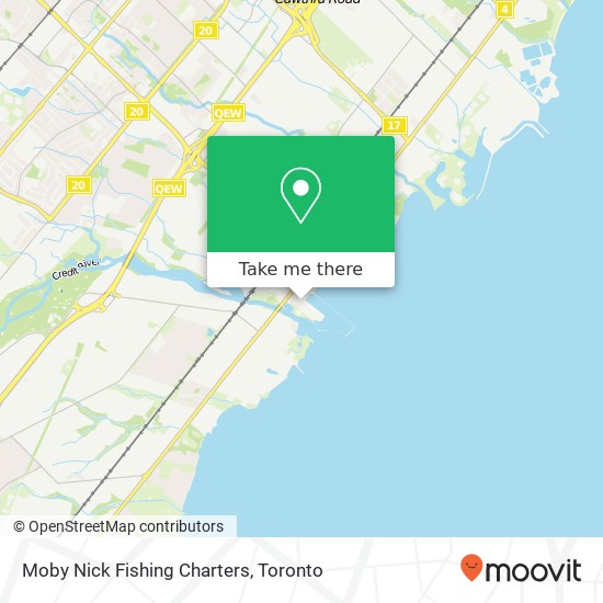 Moby Nick Fishing Charters map