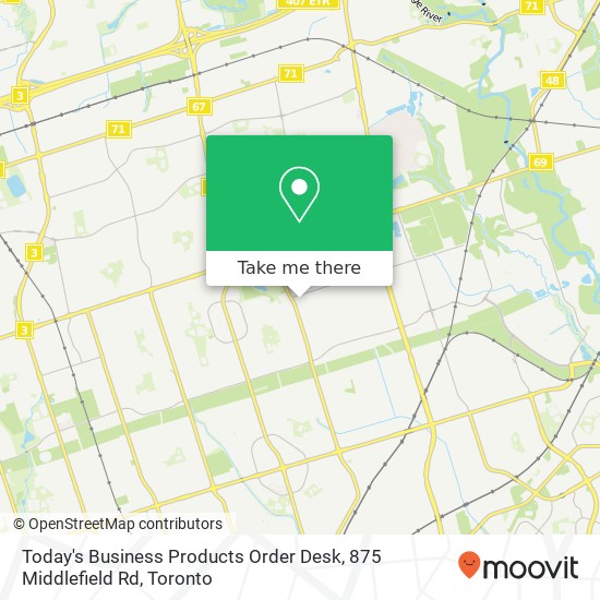 Today's Business Products Order Desk, 875 Middlefield Rd map