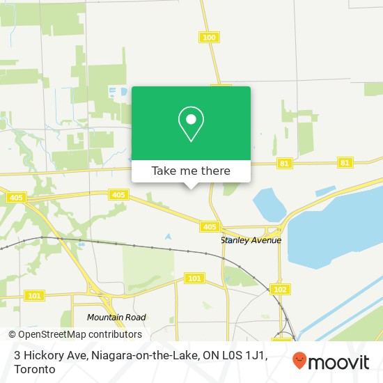 3 Hickory Ave, Niagara-on-the-Lake, ON L0S 1J1 map