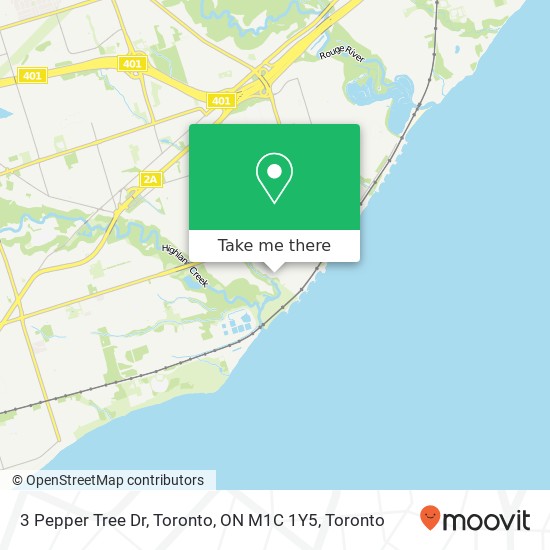 3 Pepper Tree Dr, Toronto, ON M1C 1Y5 map